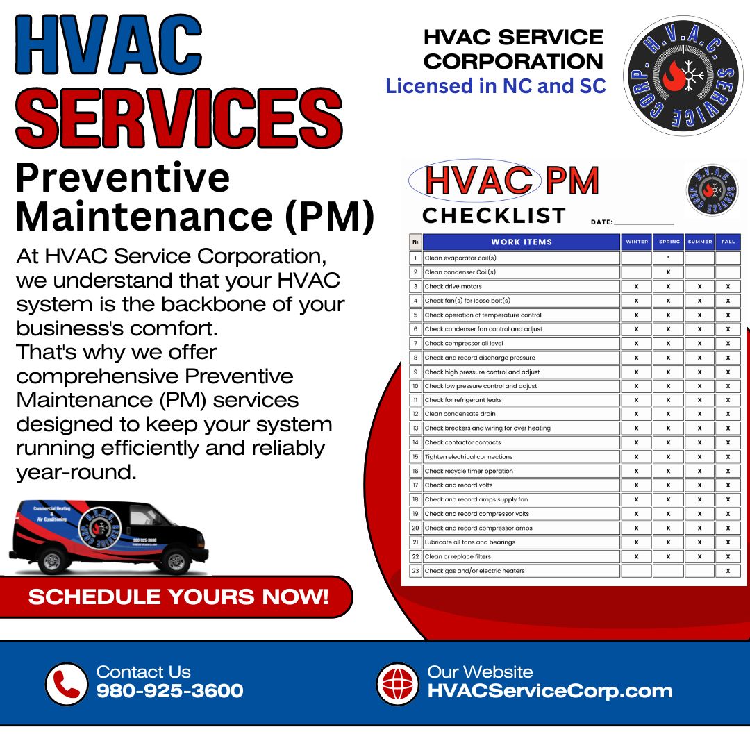 Preventive Maintenance (PM) Services: Your HVAC System's Best Friend