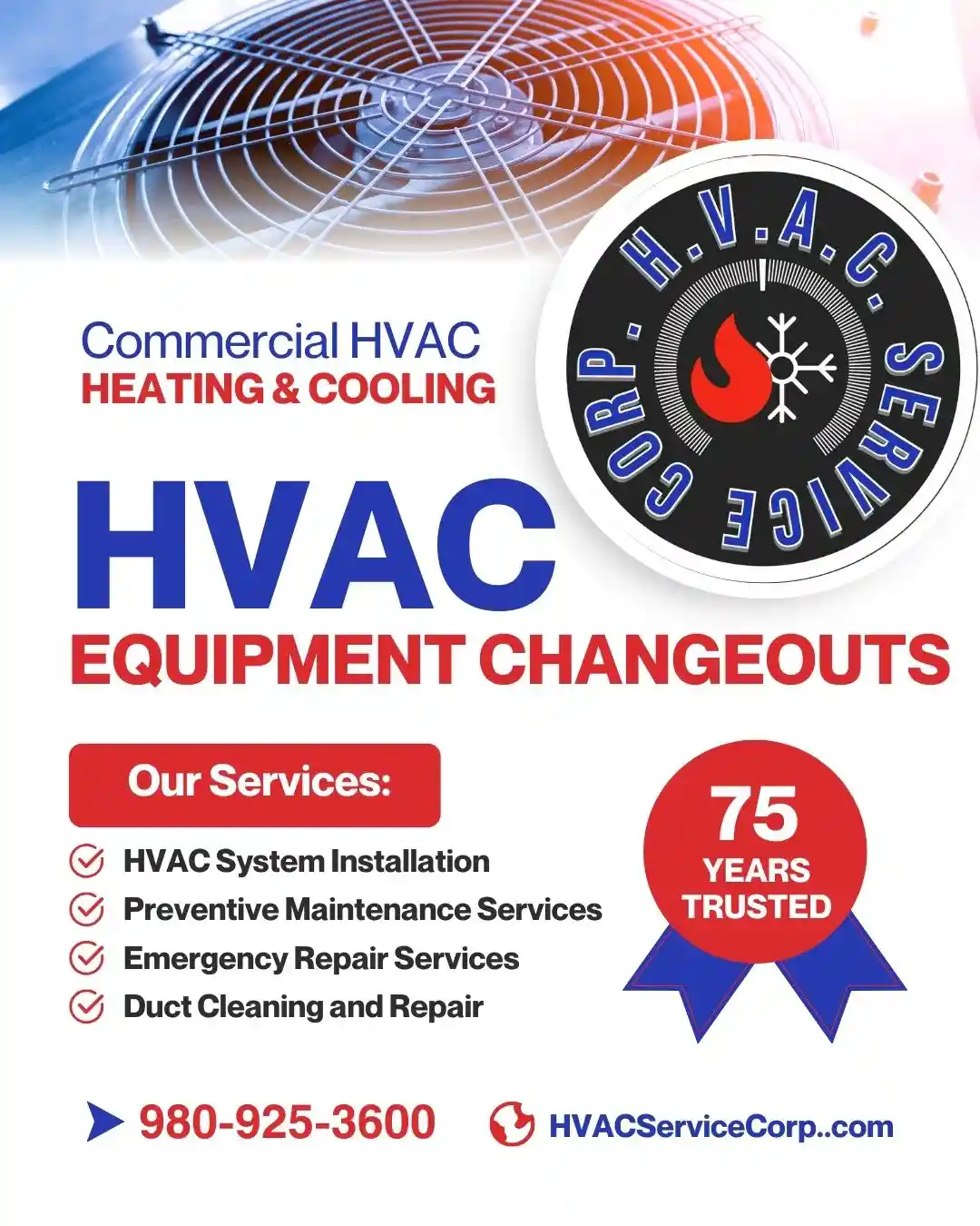 Commercial HVAC Equipment Changeouts: Expert Solutions from HVAC Service Corporation